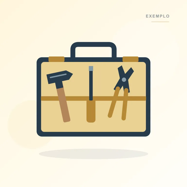 Imagem 1 de 1: Kit de ferramentas manuais